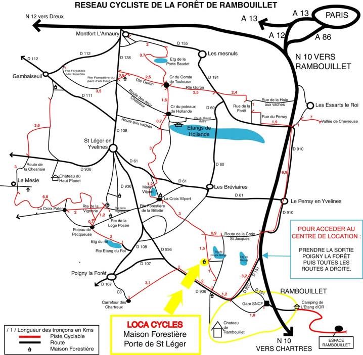Plan des pistes